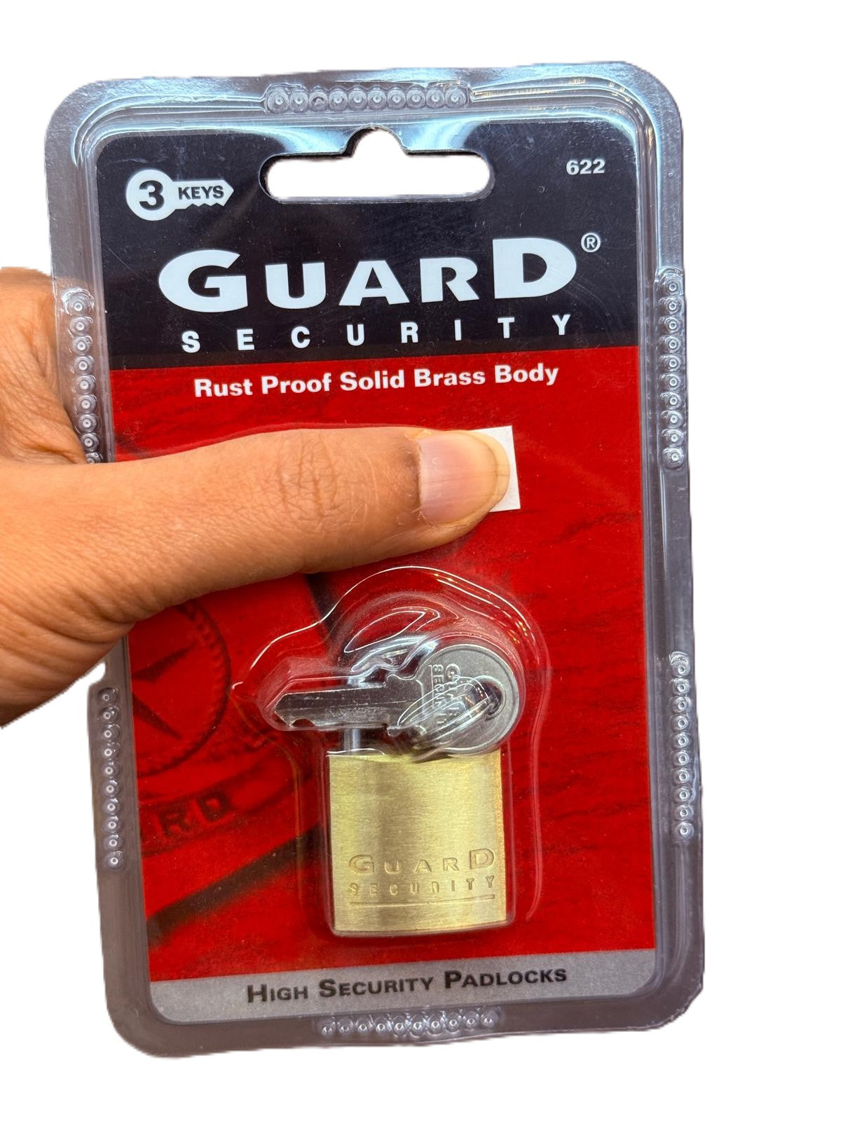 3keys Guard Security Padlock