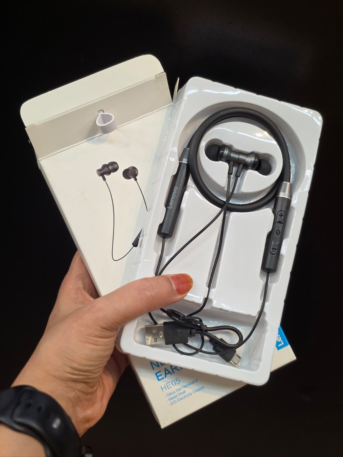 Lenovo He05 Neckband Earphone