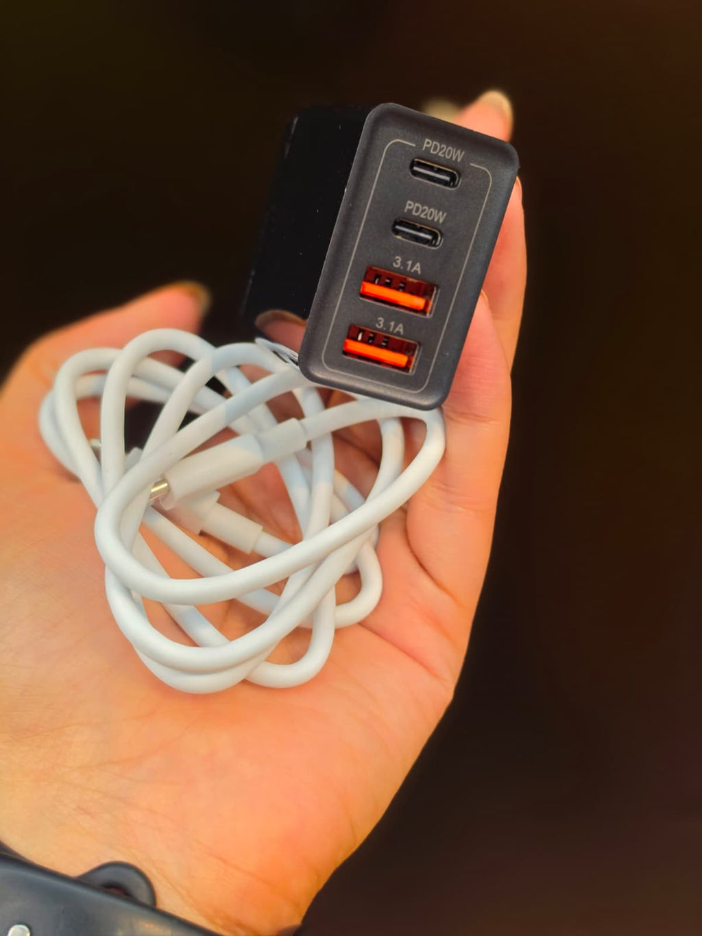 USB Travel Charger 4 Ports