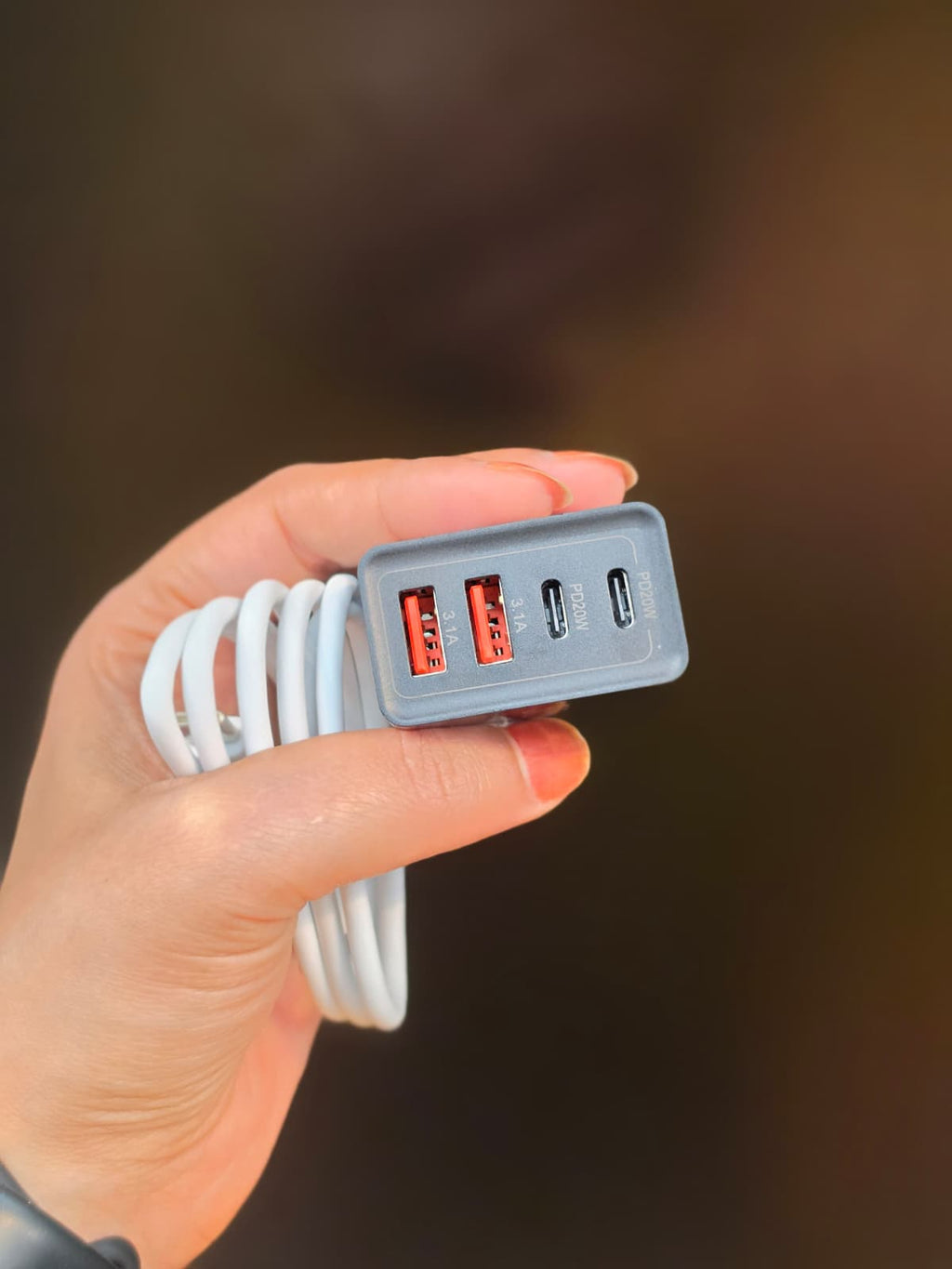 USB Travel Charger 4 Ports