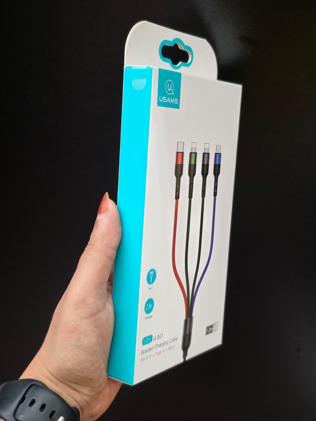 Braided Charging Cable 4 IN 0NE
