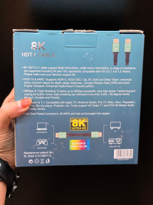 Hd2.1v Premium High Speed Hdtv Cable 5M