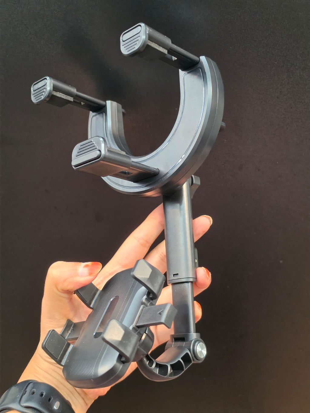 Universal Rotatable Car Phone Holder for Rear View Mirror
