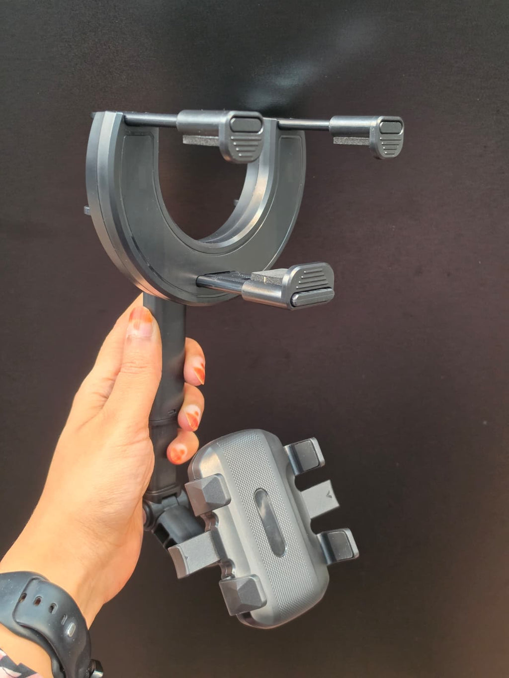 Universal Rotatable Car Phone Holder for Rear View Mirror