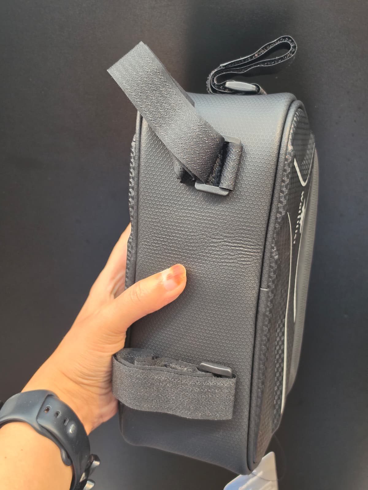 Waterproof Bike Frame Bag with Phone Holder, 2L